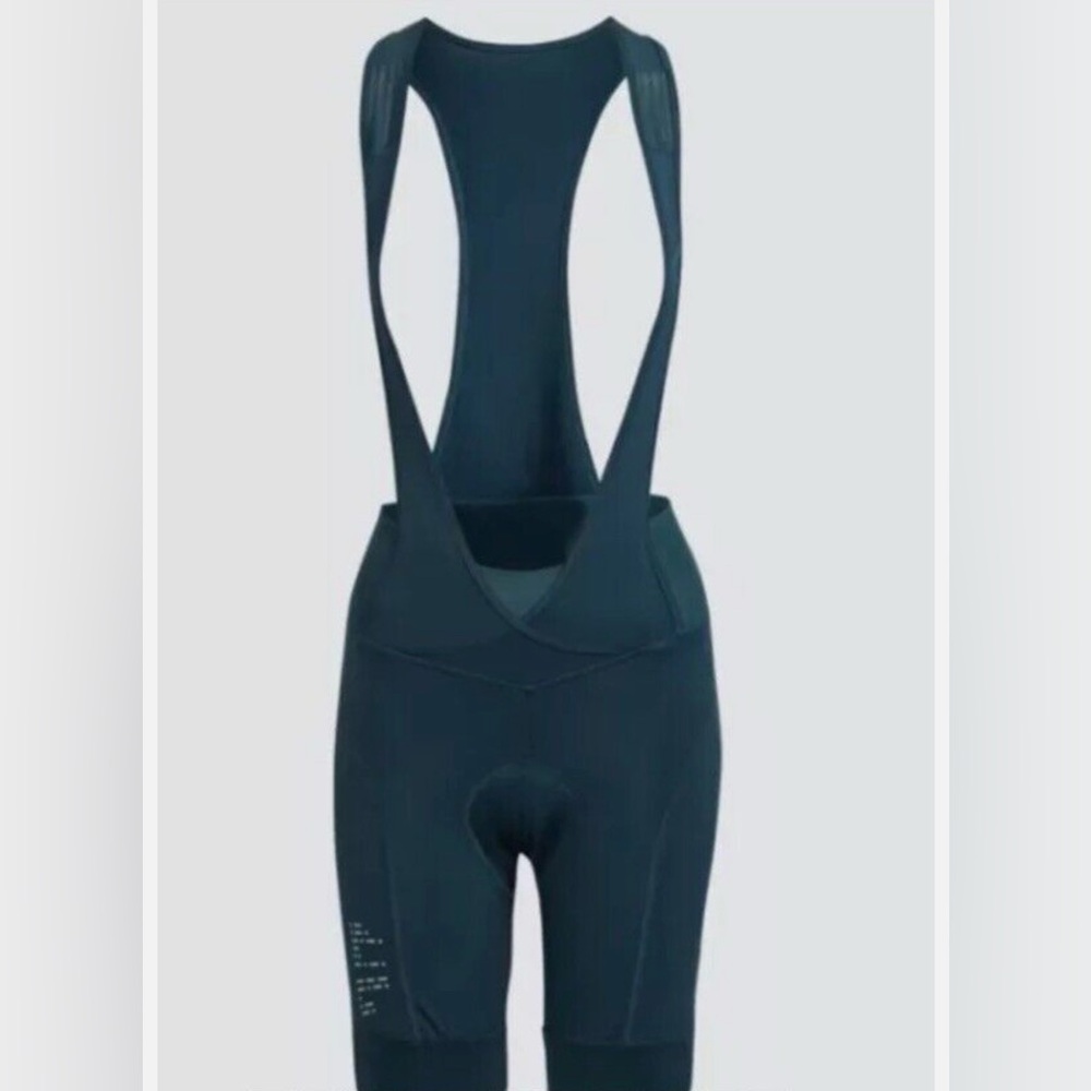 Adidas Women's Teal Parley  Cycling Shorts bib NWT - Picture 3 of 16
